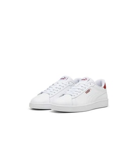 Puma Smash 3.0 L Erkek Günlük Ayakkabı 390987 BEYAZ BORDO