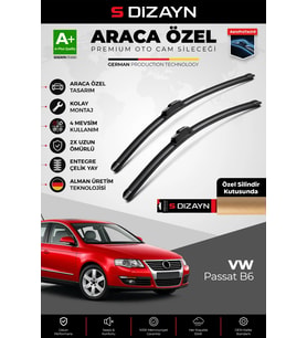 Drs Tuning Passat B6 Ön Cam Silecek Seti 2005-2010 Premium Araca Özel 60-48 Cm A+ Kalite