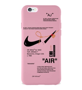 Apple iPhone 6S Plus Uyumlu Lansman Kılıf Sneakers Tasarımlı Altı Kapalı İçi Kadife Kaplı  Kapak (Şeffaf)