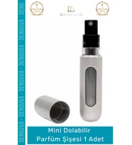 #Parfüm Şişesi Şık Alüminyum Gövde 5 ml Cep Şişesi Taşınabilir Seyahat Boyu Pratik Mini Dolabilir Pa