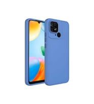 Xiaomi Redmi 10C Uyumlu Kılıf Metal Çerçeve ve Buton Tasarımlı Silikon Zore Luna Kapak