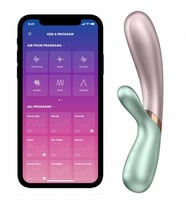 G-Bölgesi ve Klitoris Uyarıcı Telefon Kontrollü Isıtmalı Satifyer Hot Lover Pink Vibratör