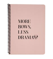 Keskin Color Disney More Bows Less Drama Çizgili Defter 16,5x22,5 80 Yaprak