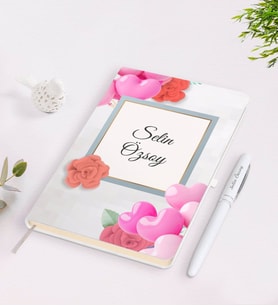 BK Gift Kişiye Özel İsimli Çerçeveli Defter Kalem Seti-5
