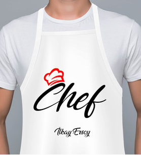 Kişiye Özel En İyi Chef- Aşçı Mutfak Önlüğü