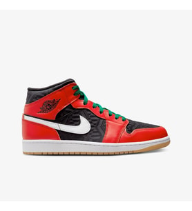 Air Jordan 1 Mid SE Christmas DQ8417-006 Erkek Basketbol Ayakkabısı