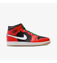 Air Jordan 1 Mid SE Christmas DQ8417-006 Erkek Basketbol Ayakkabısı