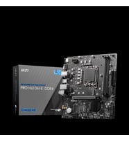 MSI PRO H610M-E H610 DDR4 Vga GLan mATX HDMI M2 USB3.2 1700p Anakart (Siyah)