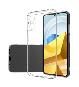 Xiaomi Poco M5 Kılıf Şeffaf İnce ve Esnek Süper Silikon Kılıf  (Renksiz)