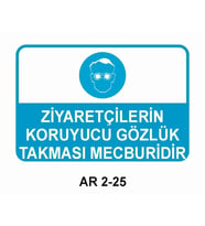 İŞ GÜVENLİĞİ UYARI LEVHASI 1 ADET PVC 21 X 29CM