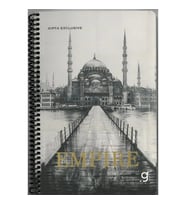GIPTA EMPIRE SPİRALLİ LX KARTON KAPAK 17x24 80 YP. ÇİZGİLİ DEFTER 8445 - TEKLİ