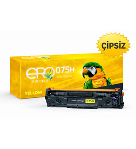 CRG-075H Canon i-SENSYS MF-663Cdw Çipsiz Sarı Muadil Toner