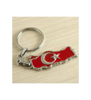 Ay Yıldız Metal Anahtarlık