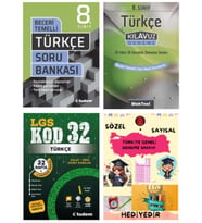 TUDEM YAYINLARI LGS TÜRKÇE BECERİ TEMELLİ SORU BANKASI - TÜRKÇE KLAVUZ DENEME - TÜRKÇE KOD 32 DENEME