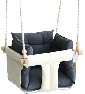 Bila Baby  Emniyet Kemerli Çocuk Salıncak Ahşap Bahçe Salıncağı Hamak Tavan Ev Salıncağı