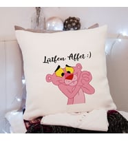 Lütfen Affet (Pembe Panter) Tasarımlı Yastık
