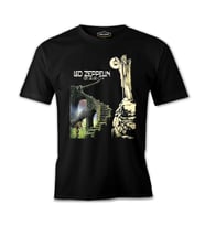 Led Zeppelin - Stairway to Heaven Arc Siyah Erkek Tshirt