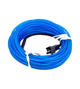 PM-6077 5 Metre 5 Volt USB Adaptörlü Neon Mavi İp Aydınlatma