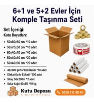 Maxi XXL PLUS Taşınma Koli Seti 6+1 ve 5+2 Evler için