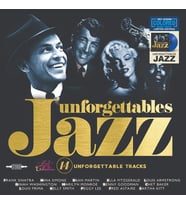 Unforgettables Jazz 14 Parça Koleksiyon Plak, 180 Gram Mavi LP Blue Vinyl