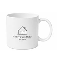 Minimalist Dekorasyon Sevenlere Az Eşya Çok Huzur Sade Kupa Bardak Hediye