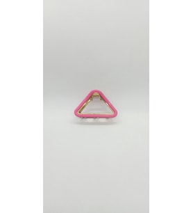 Pembe Renk Üçgen Mandal Toka