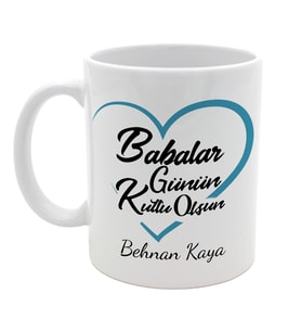 Babalar Gününe Özel Tasarım Kişiye Özel Kupa