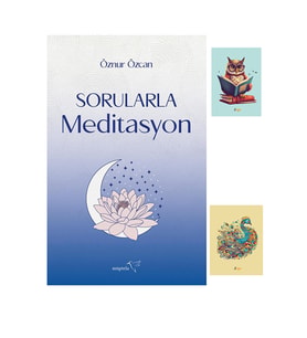 Sorularla Meditasyon - Öznur Özcan - Müptela Yayınları - 9786258446647 - Not Defterli Seti