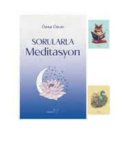 Sorularla Meditasyon - Öznur Özcan - Müptela Yayınları - 9786258446647 - Not Defterli Seti