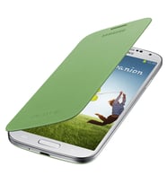 Galaxy S4 i9500 ile Uyumlu Flip Cover Kılıf Yeşil EF-FI950GEGWW