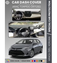 TOYOTA COROLLA (2019+) TORPİDO ÖRTÜSÜ E210 KASA HAYALET EKRANLI DİJİTAL GÖSTERGELİ TORPİDO KORUMA