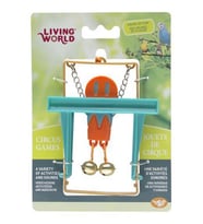 Living World Maymunlu Kuş Oyuncağı (Turuncu)