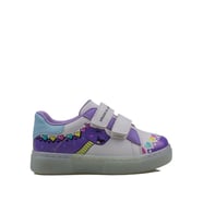 Trend Adımlar Lila Cute Monster Işıklı Çocuk Sneaker