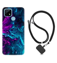 Realme C11 C21 C21Y C25Y C11 2021 Kılıf Boyun Askılı Silikon Explosive 1734