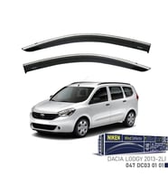 Dacia Lodgy Uyumlu 2013- Kromlu Cam Rüzgarlığı 2'Li Parça