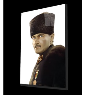 Atatürk Cam Tablo 4 mm Dayanıklı Temperli Cam