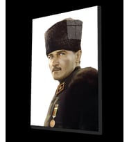 Atatürk Cam Tablo 4 mm Dayanıklı Temperli Cam