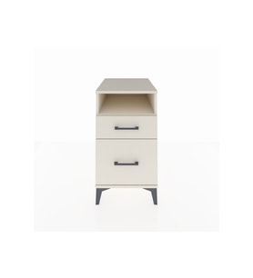 Kronos Komodin Tek Raflı 2 Çekmeceli 44x59x80 Aytaşı-Aytaşı
