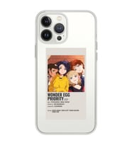 Iphone 12 Pro Uyumlu Wonder Egg Priority Tasarımlı Şeffaf Telefon Kılıfı