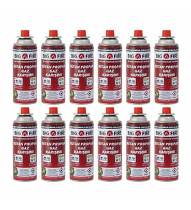 Big Fire Power 227gr Valfli Gaz Kartuşu Onikili Set