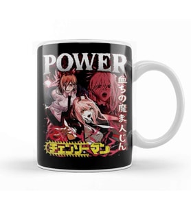 Power Chainsaw Man Kupa Bardak Porselen