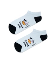 Patik Sweet Milk Desenli Renkli Spor Çorap
