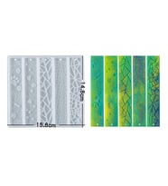 EPOKSİ REÇİNE SİLİKON KALIP İTHAL KALPLİ PATİLİ KİTAP AYRACI BEŞLİ SİLİKON KALIP HB60215-0020 (Beyaz)