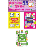 4.Sınıf Eğlenceli Ev ve Sınıf Etkinlik Seti (Karışık)