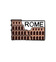 Omark Cotton Roma Rozet (Antik Kahve)
