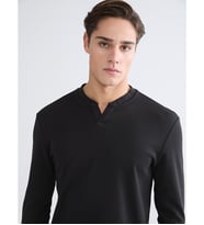 LCWAIKIKI Classic Siyah Bisiklet Yaka Erkek Sweatshirt