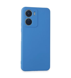 Vivo Y16 Kılıf First Silikon - Mavi