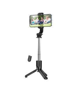 HOCO K17 Bluetooth Uzaktan Kontrol Selfie Çubuğu Tripod Mini Canlı Yayın Standı - SSSSSS9128-3