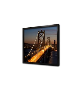 San Fransisco Oakland Köprüsü Çerçeveli Mdf Tablo