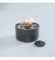 TYPHON BETON MASAÜSTÜ ŞÖMİNE (Antrasit)